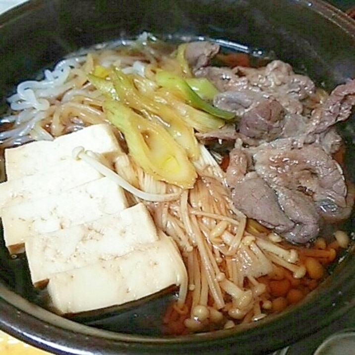 一人鍋 すき焼き すき煮 レシピ 作り方 By J Angel 楽天レシピ